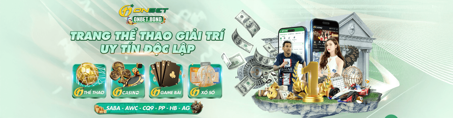 Banner onbet chương trình khuyến mãi lớn nhất chỉ có tại onbet